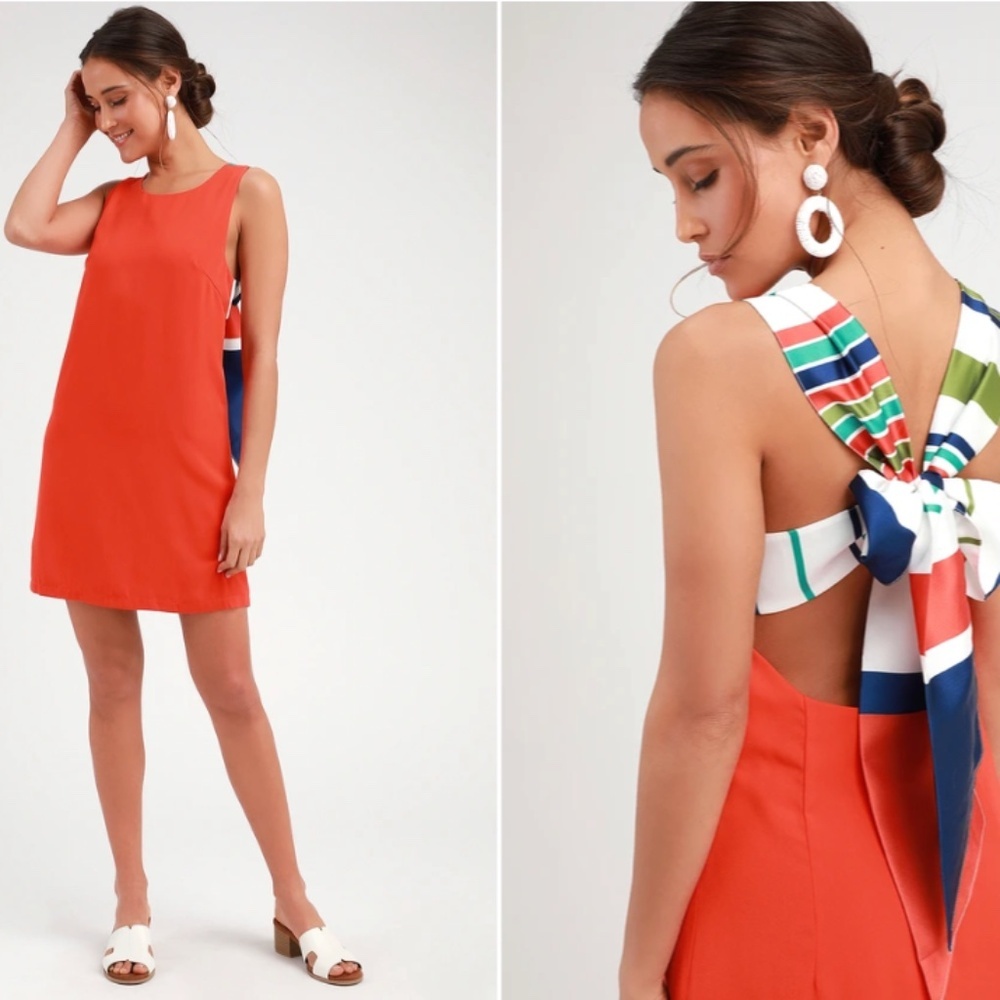 LULUS Flirty Vacation Resort Wear Casual Date Night Brunch Picnic Mini Dress
